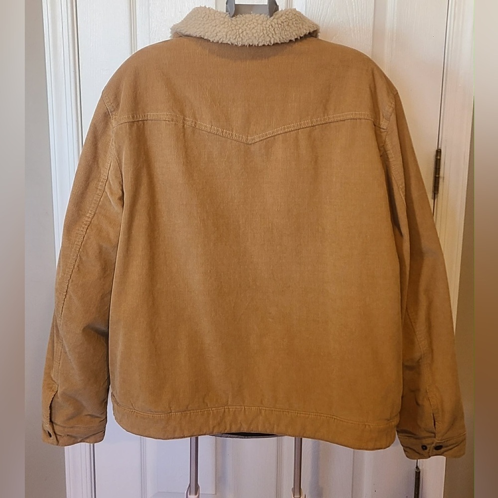 Levi's Corduroy Sherpa-Lined Jacket in Tan - Picture 4 of 12